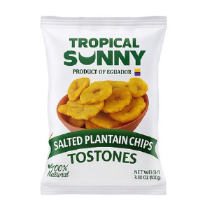 Salted Plantain Chips Tostones
