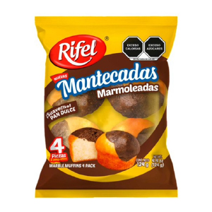Mantecadas Marmoleadas x 4 und